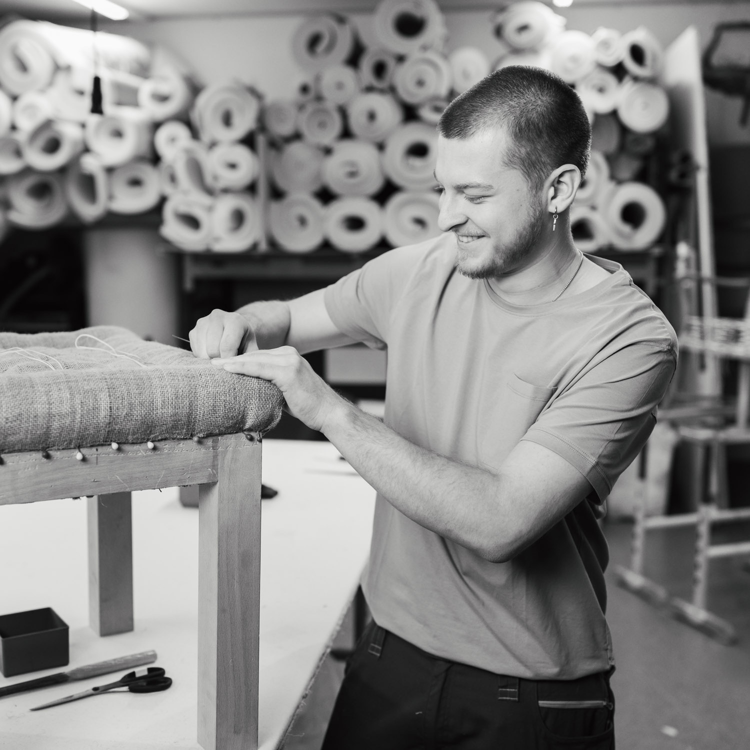 Kurt Wohndesign AG - Home - Lernende - Jannis Ramseier
Lernender Raumausstatter